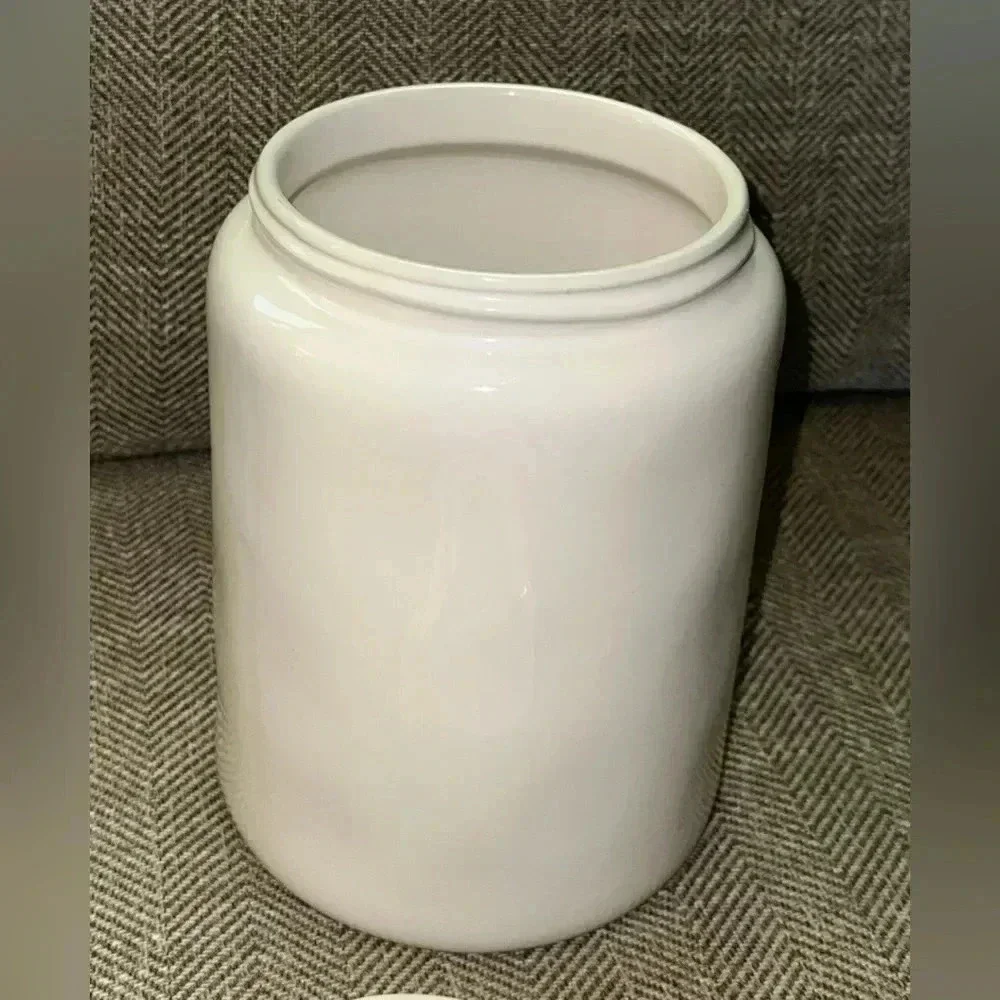 HTF Rae Dunn Magenta Artisan Collection BROWN SUGAR Canister (Lrg) Blk/Wht